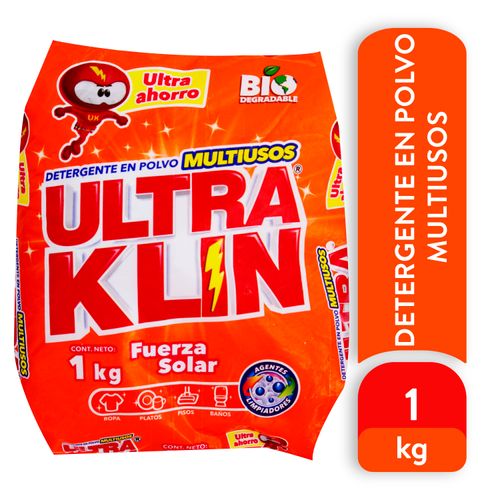 Detergente Ultraklin Fuerza Solar - 1kg