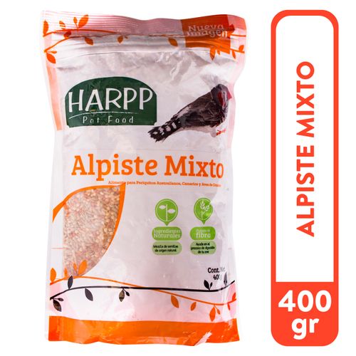 Alimento Harpp Aves Alpiste Mixto -400 g