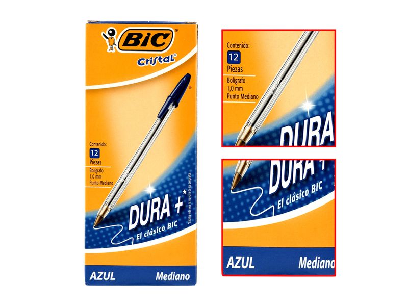 Bolig-Bic-Dura-Mas-Azul-Cj-12-4-35599