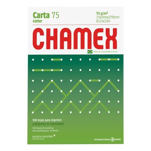 Resma de papel Chamex tamaño carta - 500 hojas