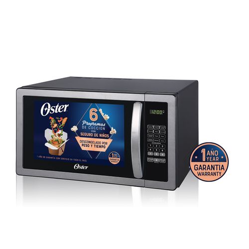 Comprar Microondas Digital Oster 0.7 Pies Cubicos Frente De Acero  Inoxidable, Puerta Con Botón, Programas De Cocción, Walmart Costa Rica -  Maxi Palí