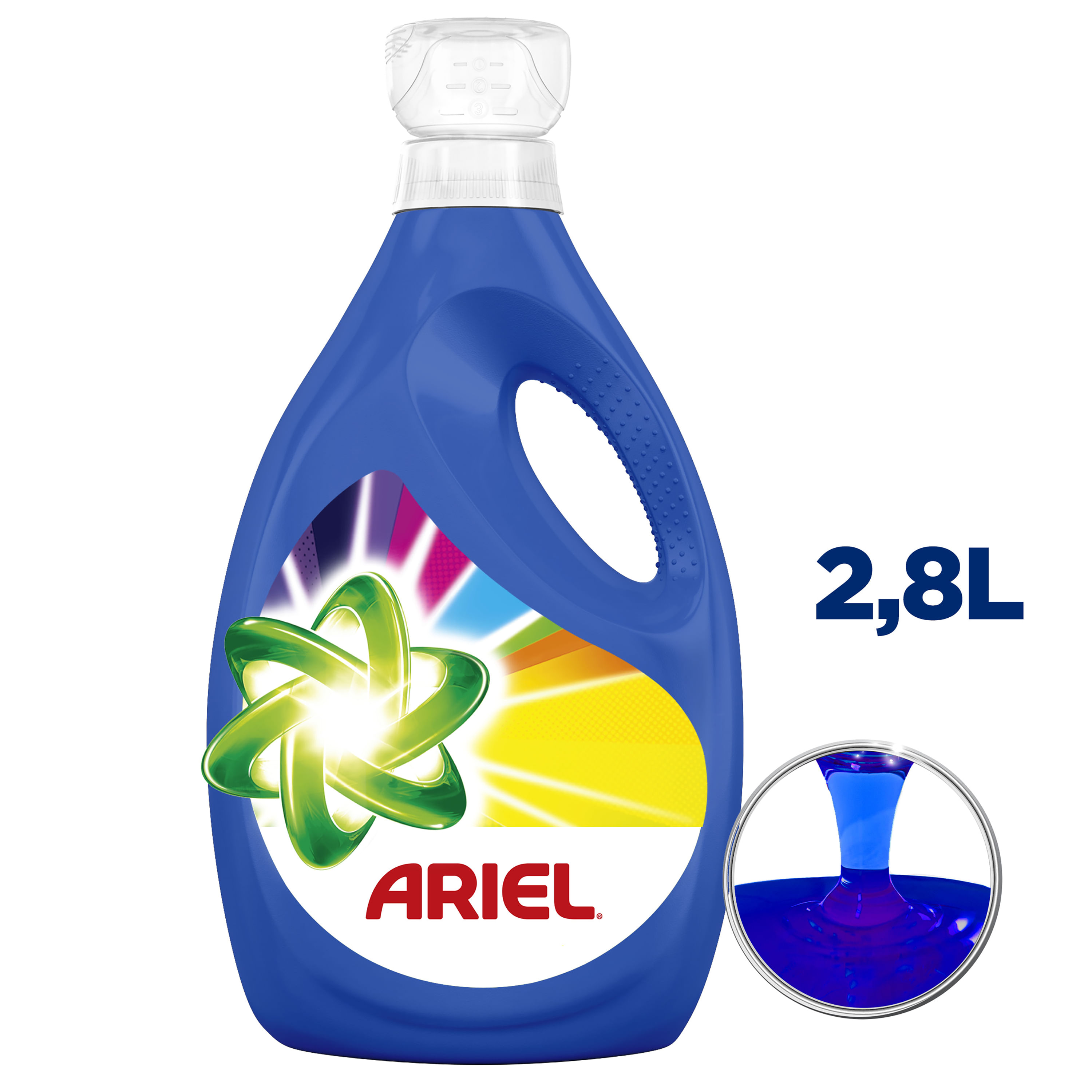 Ariel Detergente lavadora liquido capsulas actilift ropa color y blanca 3  en 1 Tarrina 23 u
