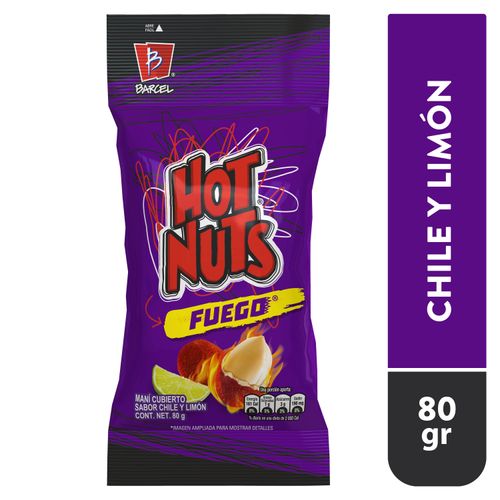 Maní Hot Nuts fuego -80g