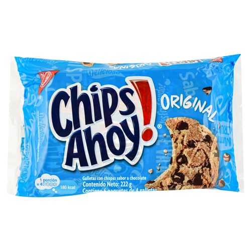 Galletas Chips Ahoy Original 6 Pack  -222g