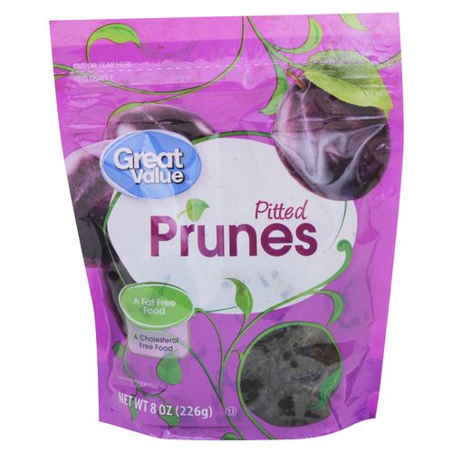 Ciruela Great Value Sin Hueso Bolsa -226 g