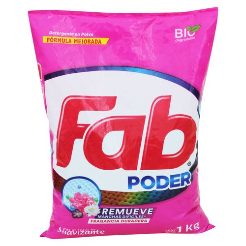 Detergente Fab3 Flores Para Mis Amores - 1Kg