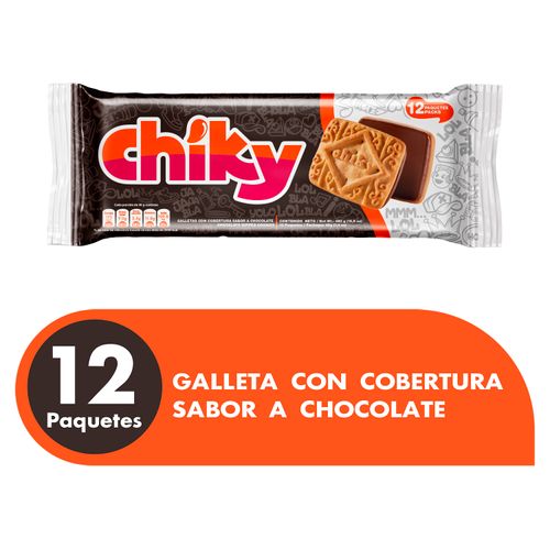 Galletas Chiky Pozuelo, Chocolate -480g