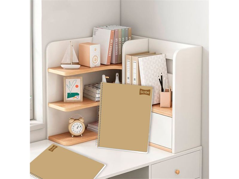 Cuaderno-Steno-Kraft-Scribe-Espiral-70H-4-35628