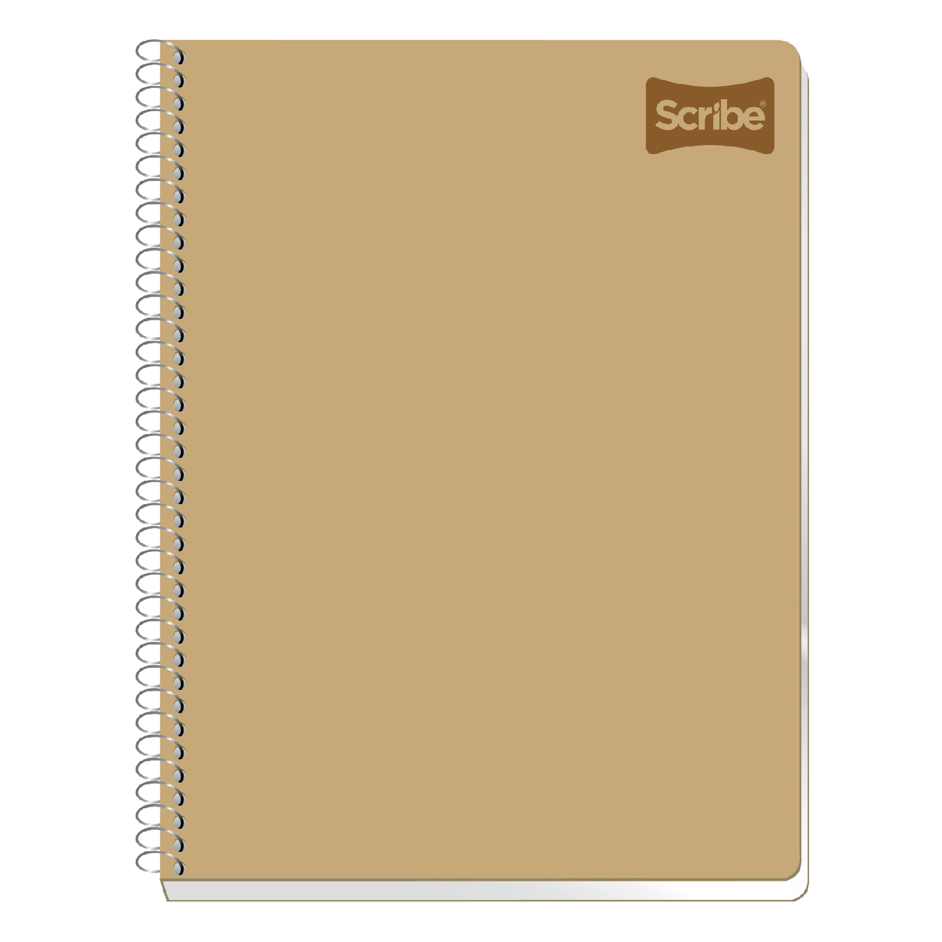 Cuaderno-Steno-Kraft-Scribe-Espiral-70H-1-35628
