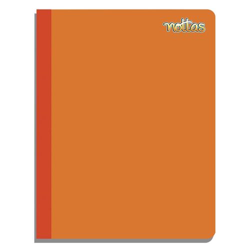 Cuaderno Nottas cosido grande anaranjado - 100 hojas