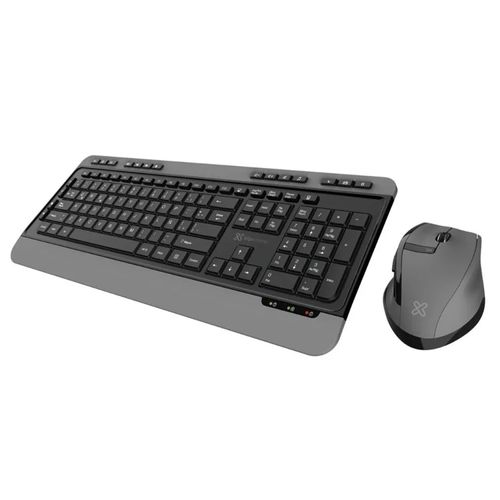 Teclado Klip Xtreme, con mouse inalámbrico Kbk520