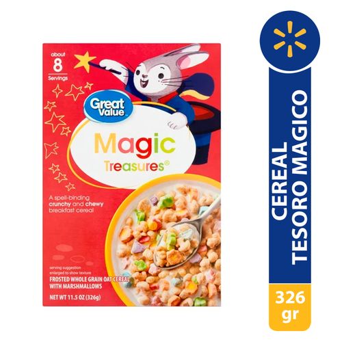 Cereal Great Value, Tesoro Mágico -326g