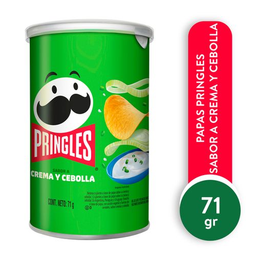 Papas Pringles® Sabor a Crema y Cebolla  Lata - 71g