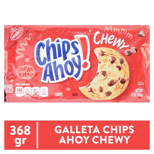 Chips Ahoy Chewy Bandeja 368gr