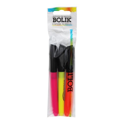 Set Bolik de resaltador fino - 3 Uds