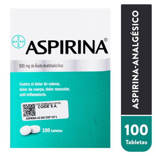 Aspirina Adulto Bayer 100 Tab