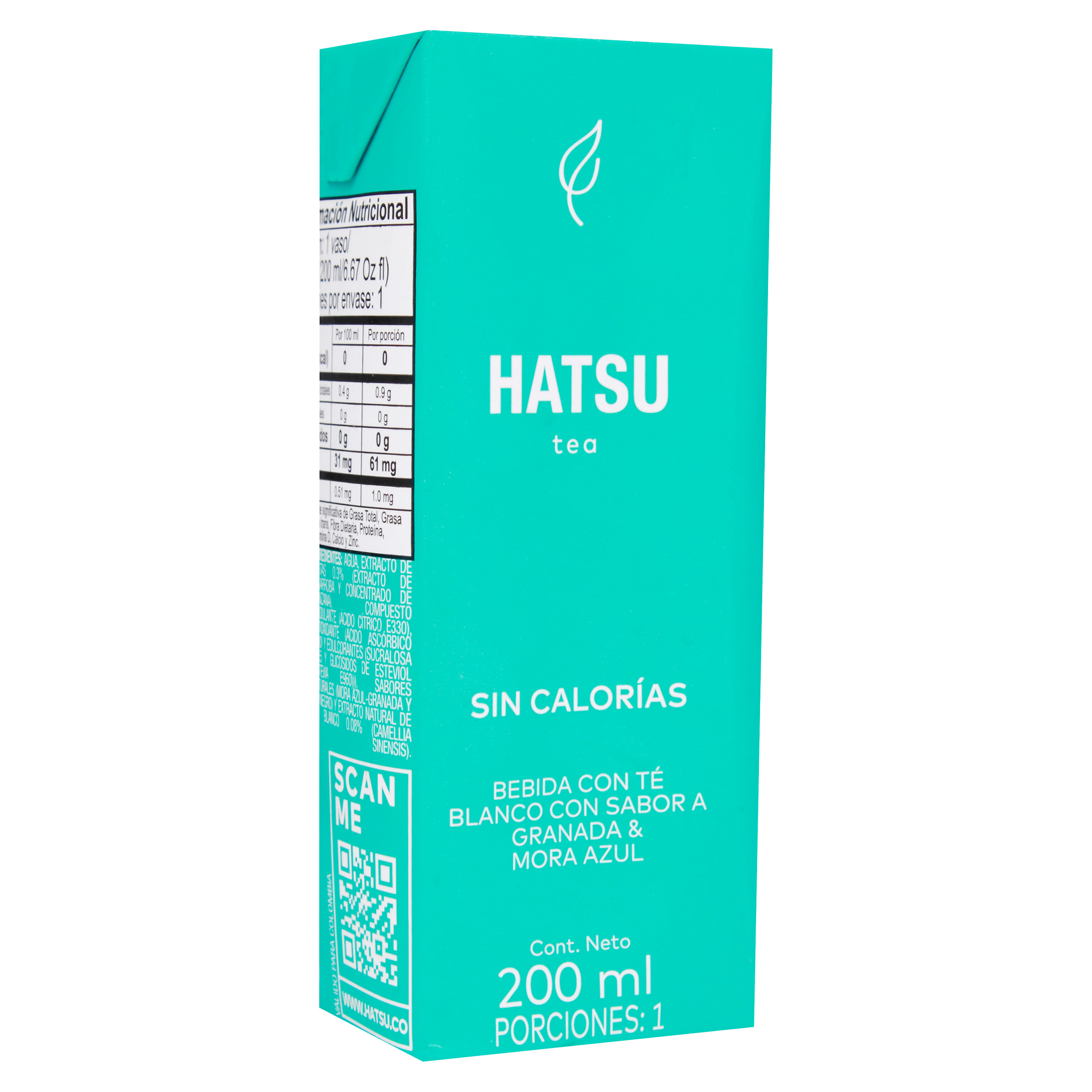 Comprar Te Hatsu Blanco Sabor Granada Y Mora Azul - 200ml | Walmart ...