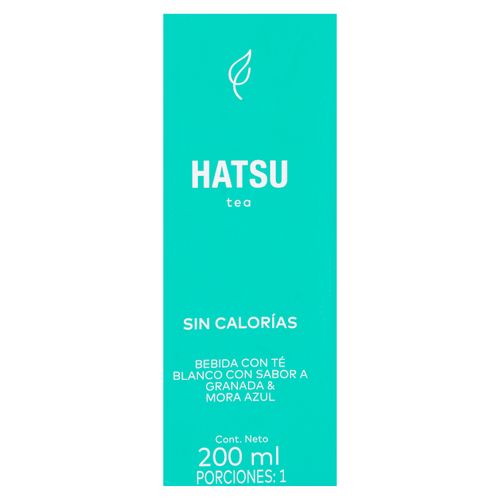 Te Hatsu Blanco Sabor Granada Y Mora Azul - 200ml