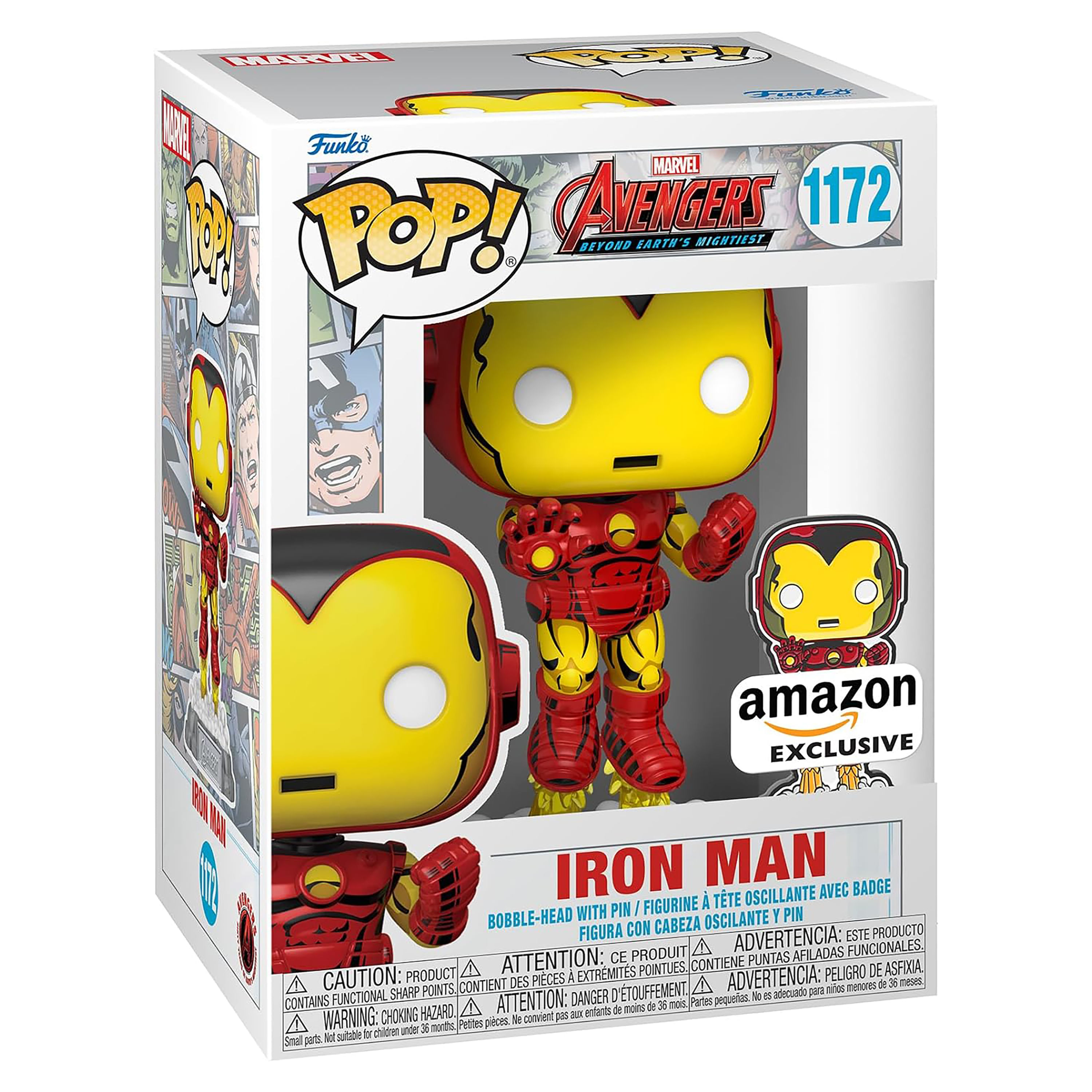 Funko Marvel A60 Comic Ironman W Pin