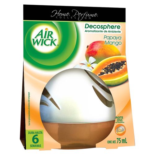 Aromatizante Air Wick Decosphere Papaya Y Mango - 75ml