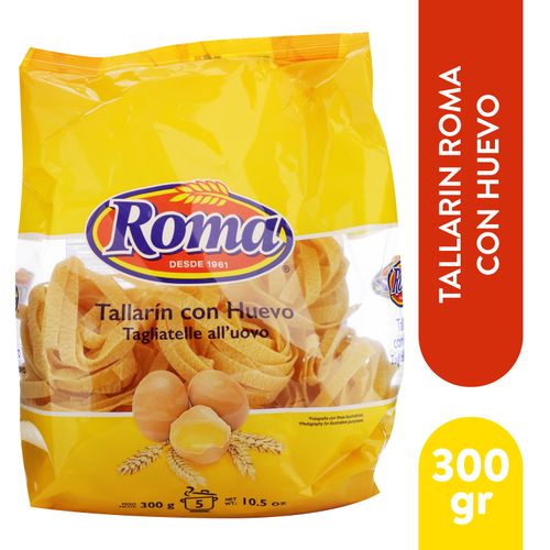 Pasta Roma Tallarin Con Huevo 300gr