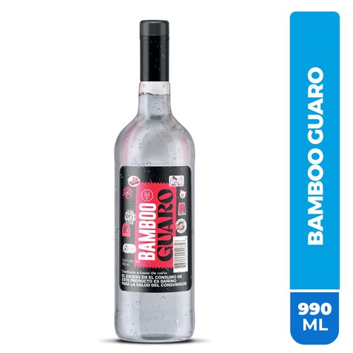 Guaro Bamboo 30% Alcohol Botella - 990ml