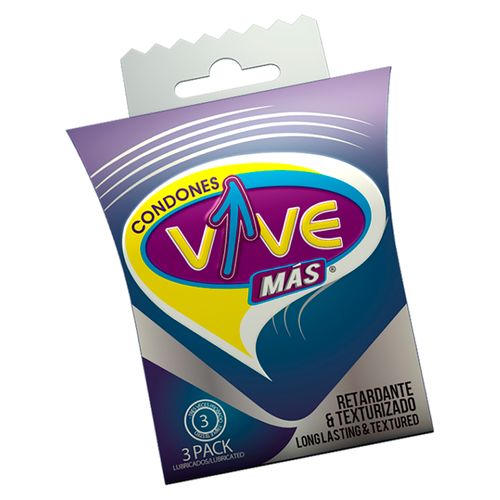 Vive Preservativos Mas Xl 3pack