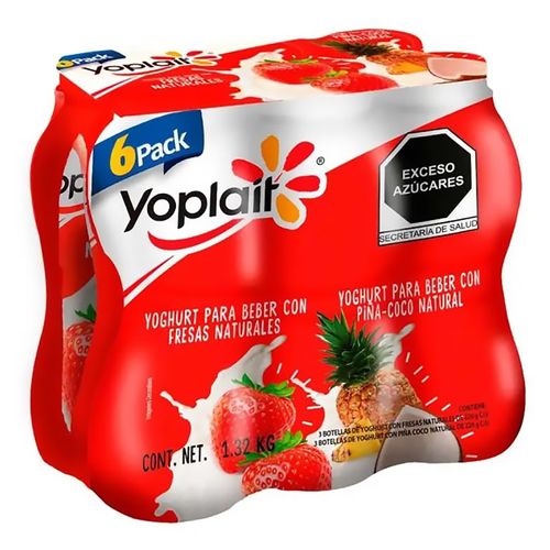 Yogurt Ypt 6pack Fresa 1320gr