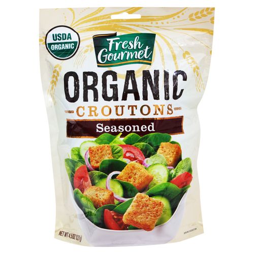 Crutones Fresh Gourmet orgánicos sazonados - 128 g