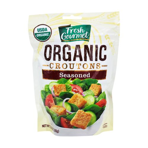 Crutones Fresh Gourmet Organicos Sazonados 80gr