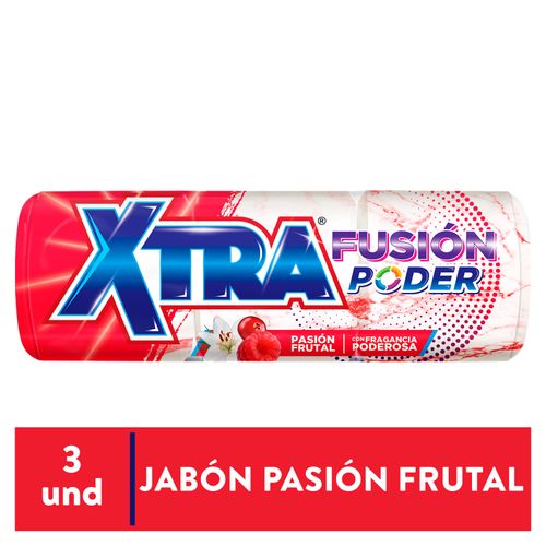 Jabón Xtra Fusión Poder Fragancia Pasión Frutal - 1125g