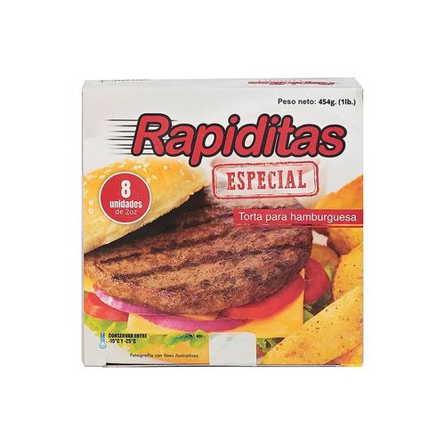 Torta Desayuno Rapiditas, Americana -454g/ 8 uds