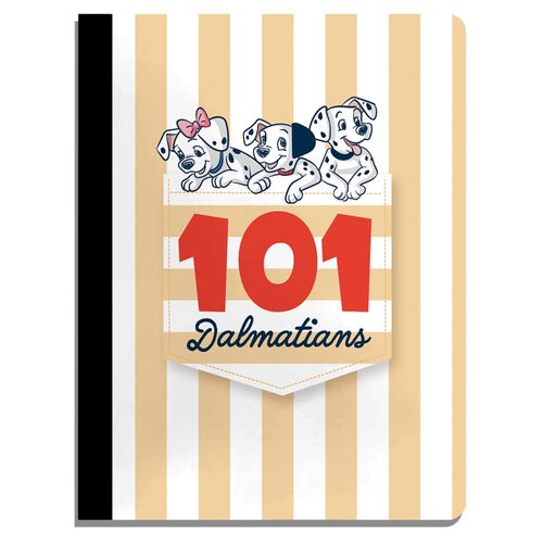 Cuaderno Pen + Gear cosido pasta dura dálmatas - 100 hojas