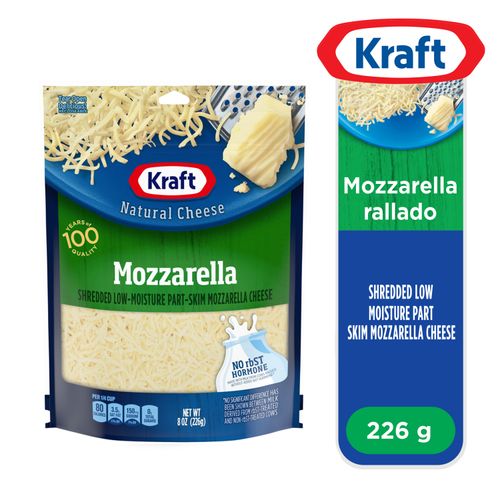 Cheese Kraft Mozzarela Rallada 227gr