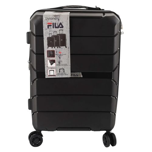 Fila Maleta Rig Peq 20 Negro Ondas Del