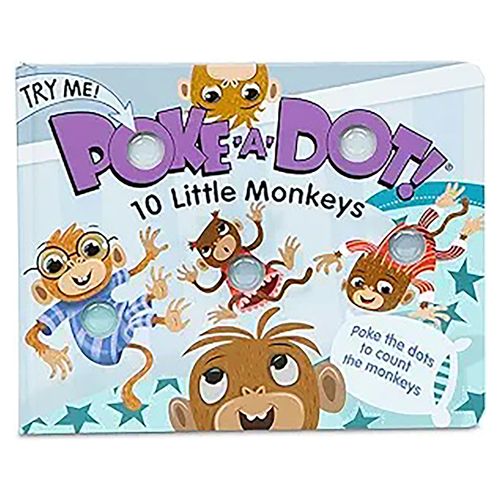 Poke A Dot Libro 10 Pequenos Monos M Y D