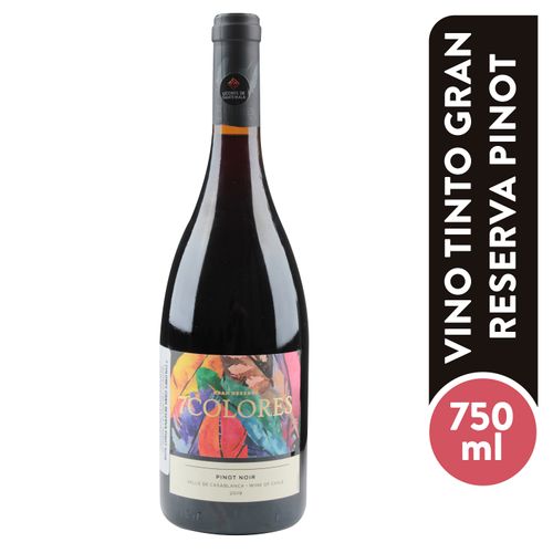 Vino Tinto 7 Colores, Gran Reserva Pinot - 750ml