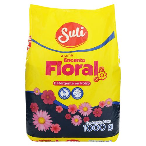 Detergente En Polvo Marca Suli Aroma Floral - 1000 g