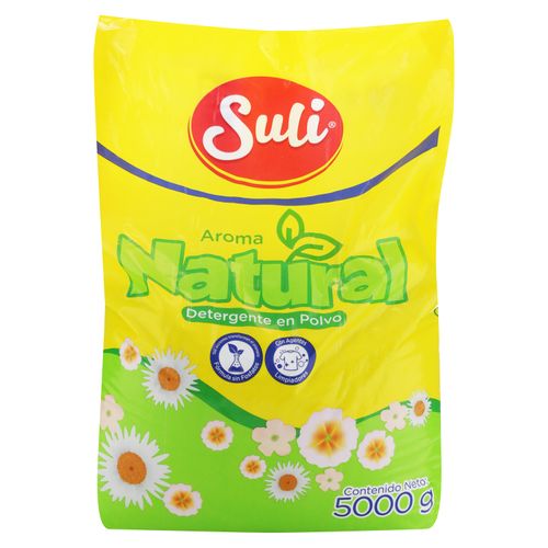 Detergente En Polvo Marca Suli Aroma Natural - 5000 g