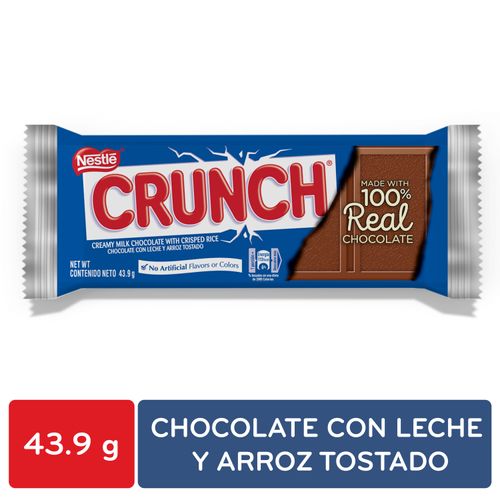 Chocolate Crunch Tableta Con Leche Y Arroz Tostado - 43.9g