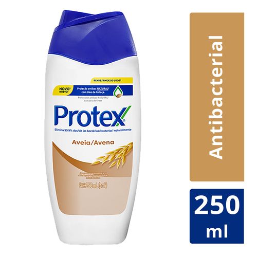 Jabón Líquido Corporal Protex Antibacterial Avena, con Prebiótico - 250ml