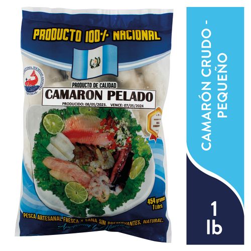 Camaron Crudo Pequeño Pelado Bendimar - 1 lb