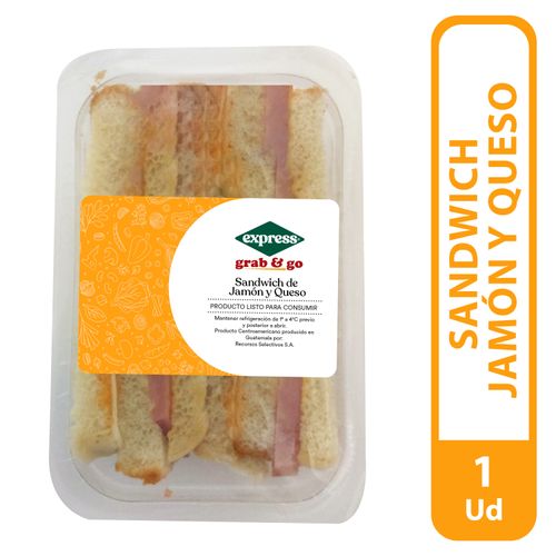 Sanwich Express Jamón y Queso  -1 ud