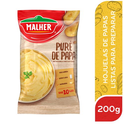 Pure Malher De Papa En Hojuela Instantáneo Bolsa - 200g