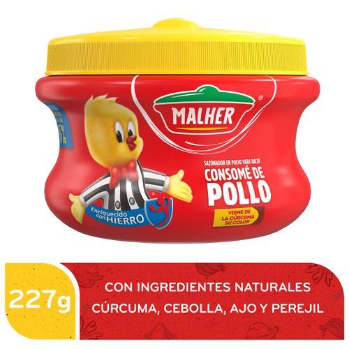 Consomé Malher De Pollo Bote - 227g