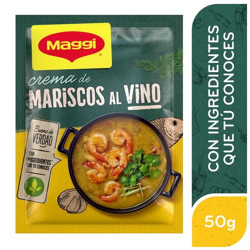 Crema Maggi De Mariscos Al Vino Sobre - 50g