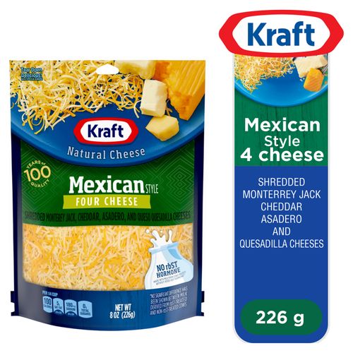 Cheese Kraft Mexican Rallado 227gr