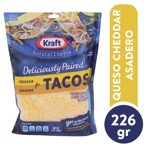 Cheese Kraft Tacos Rallado 227gr