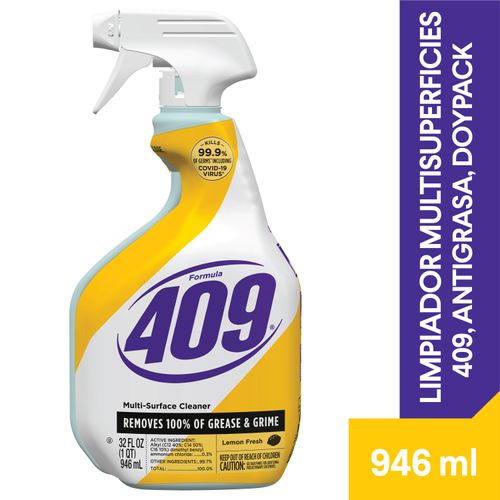 Limpiador Formula 409 multiusos aroma fresco limón - 946 ml