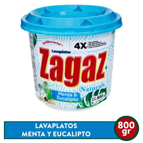 Lavaplatos Zagaz Menta Eucalipto 800gr